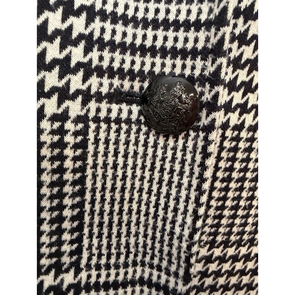 Lauren Ralph Lauren Houndstooth Blazer Jacket Size 12P Plaid Work Office - Picture 3 of 10